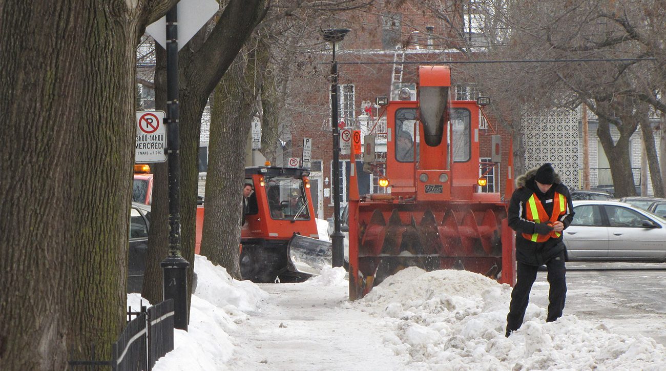 Services de déneigement arrondissement de Montréal