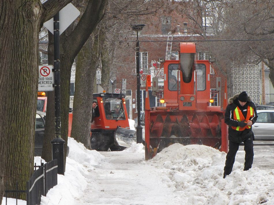 Services de déneigement arrondissement de Montréal